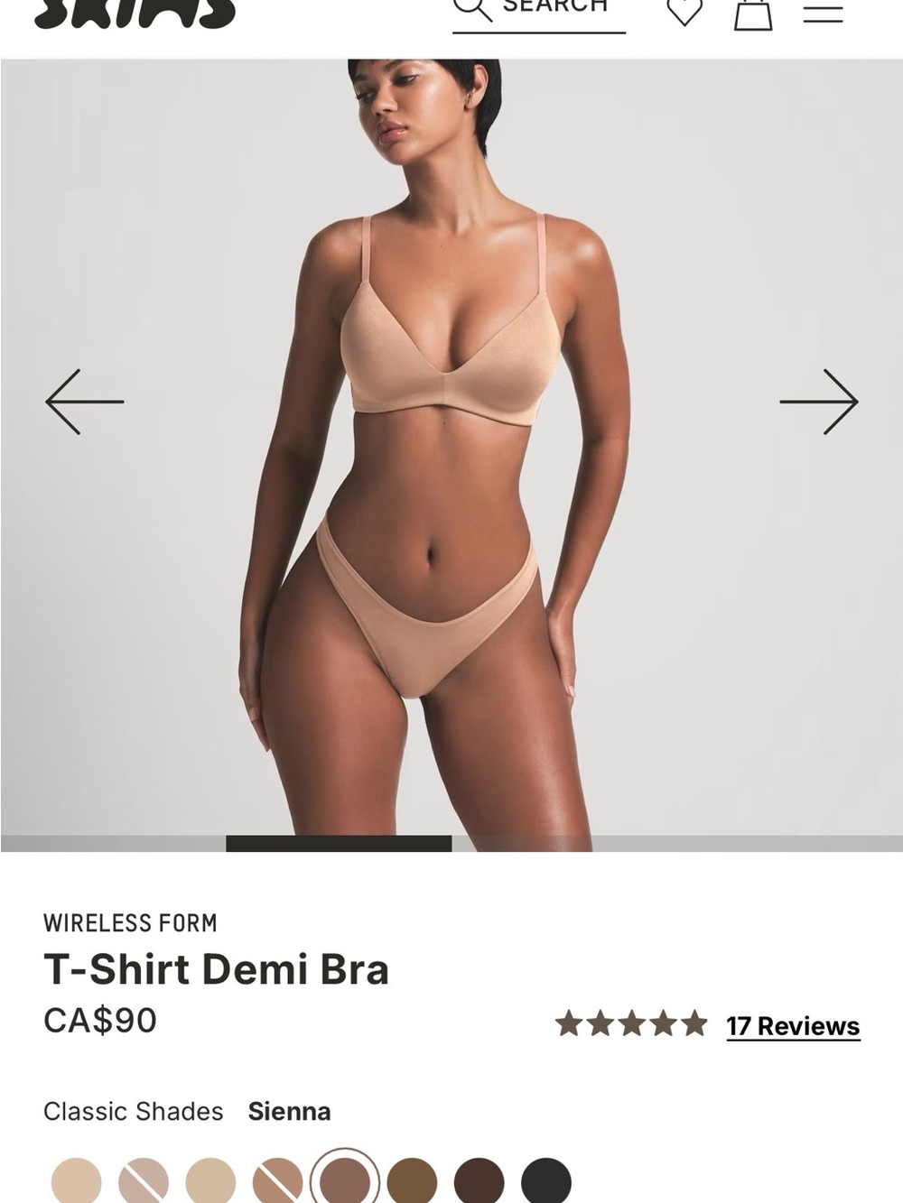 Skims Wireless Form T-Shirt Bra